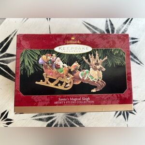 Santa’s Magical Sleigh - Hallmark Ornament